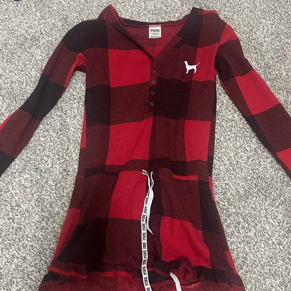 pink pajama set